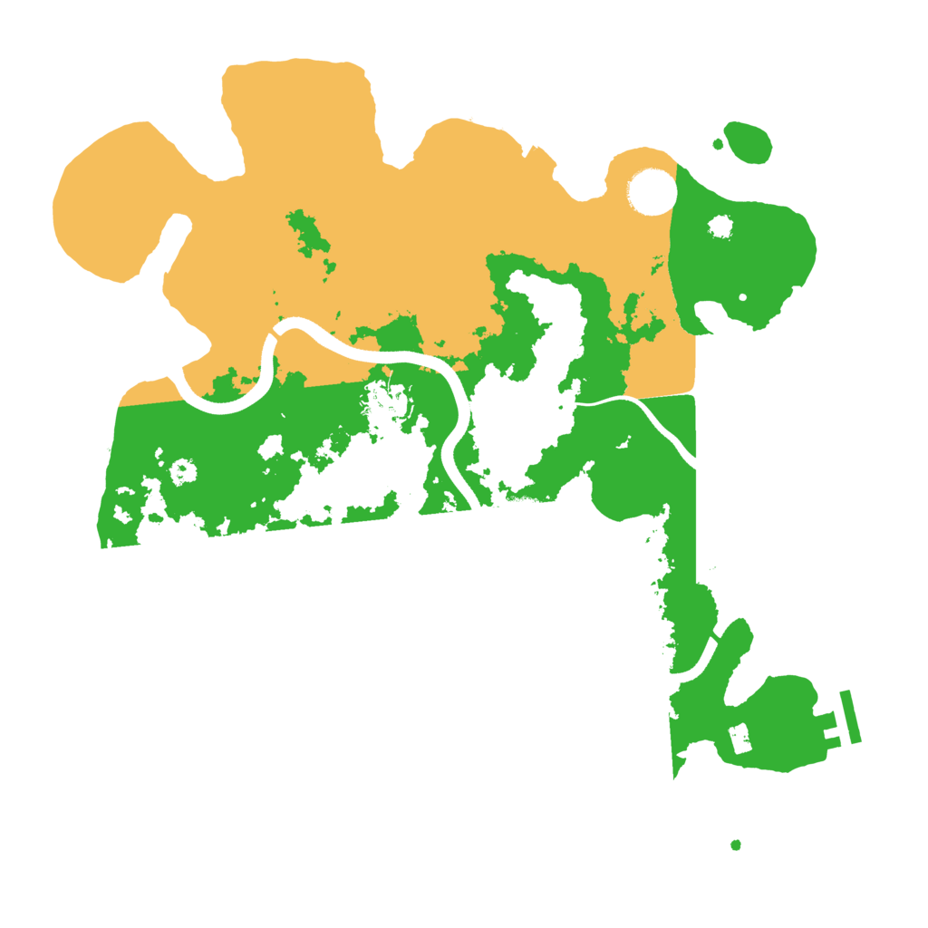 Biome Rust Map: Procedural Map, Size: 3500, Seed: 1990046571