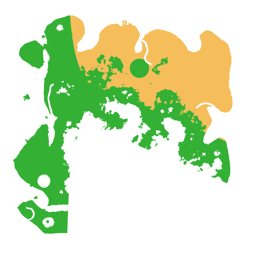 Biome Rust Map: Procedural Map, Size: 3500, Seed: 605530015