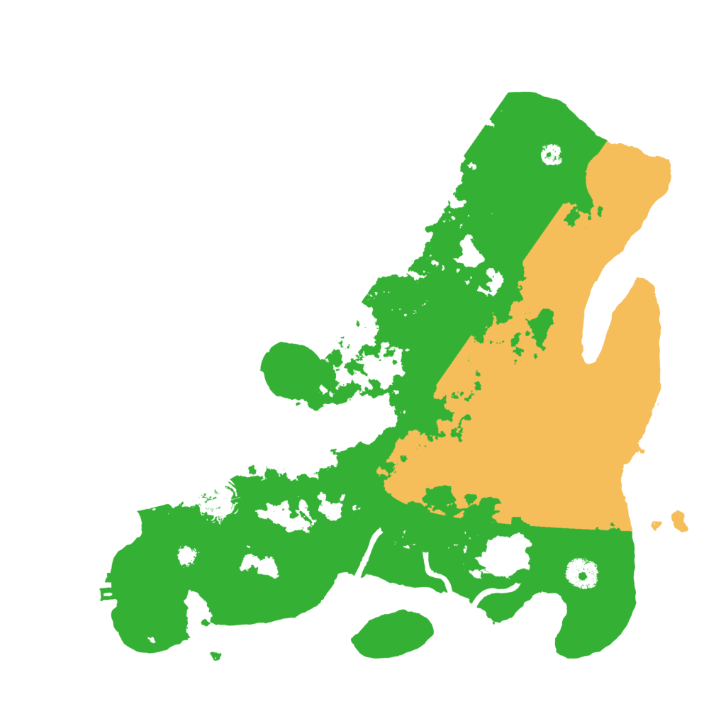 Biome Rust Map: Procedural Map, Size: 3500, Seed: 587844219