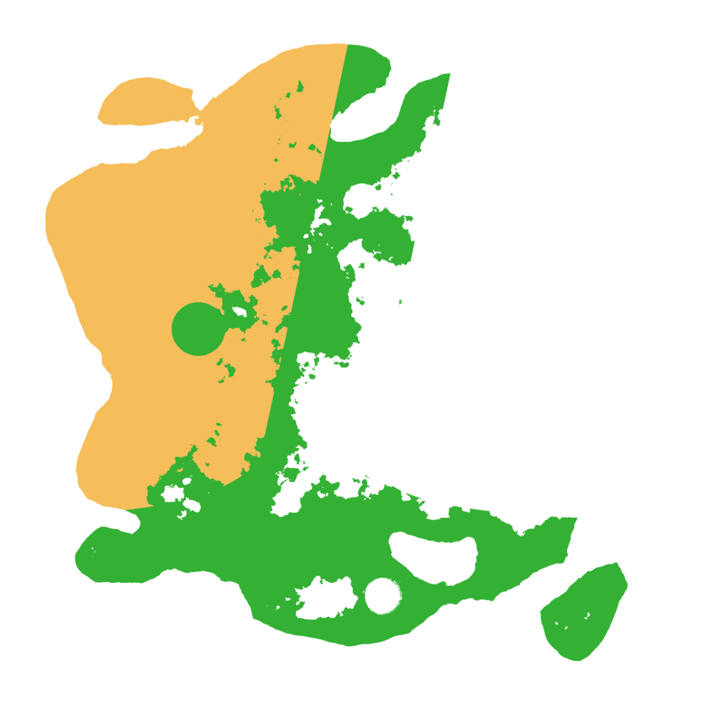 Biome Rust Map: Barren, Size: 3500, Seed: 1477852069