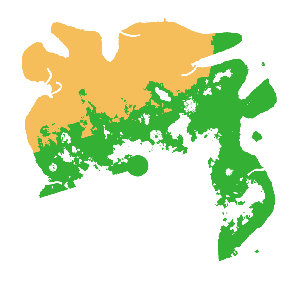 Biome Rust Map: Procedural Map, Size: 3800, Seed: 41701509