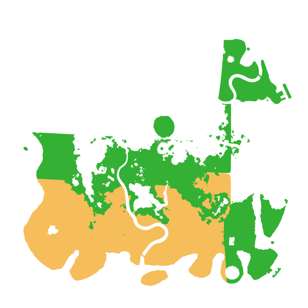Biome Rust Map: Procedural Map, Size: 4000, Seed: 1229118747