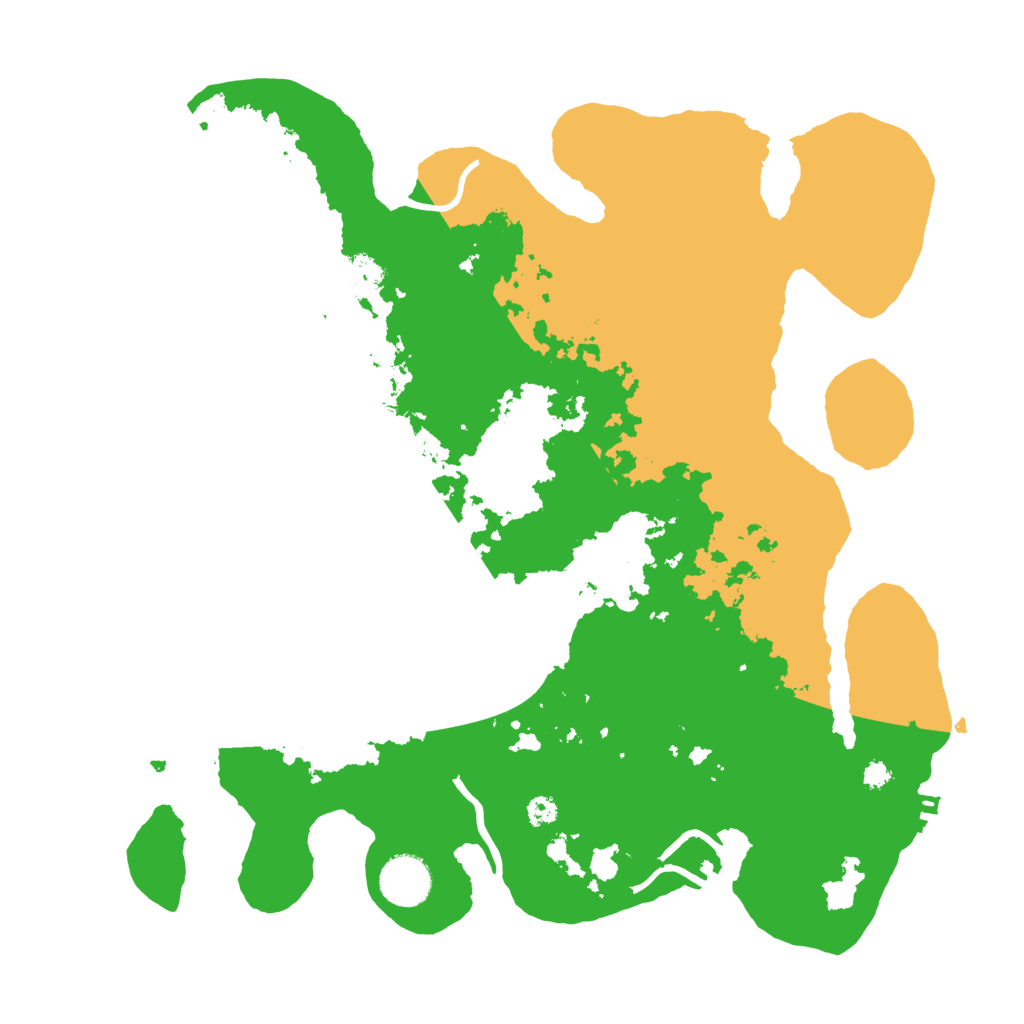 Biome Rust Map: Procedural Map, Size: 3500, Seed: 967997874