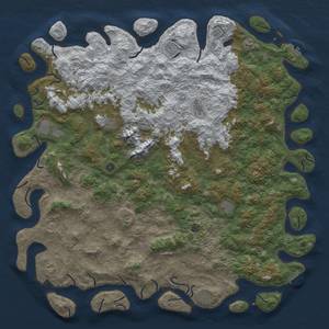Thumbnail Rust Map: Procedural Map, Size: 6000, Seed: 88917031, 20 Monuments