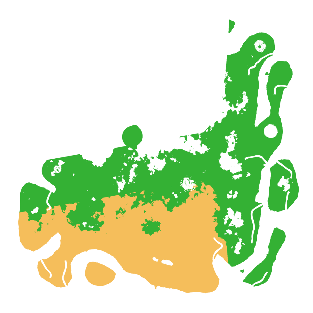Biome Rust Map: Procedural Map, Size: 4100, Seed: 5364