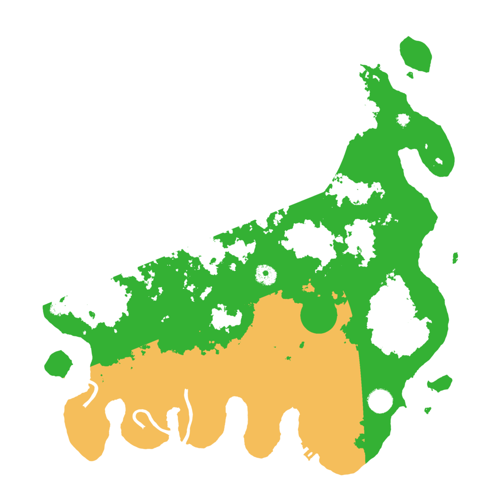 Biome Rust Map: Procedural Map, Size: 3600, Seed: 994772349