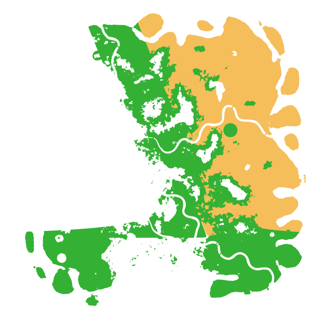 Biome Rust Map: Procedural Map, Size: 6000, Seed: 2837