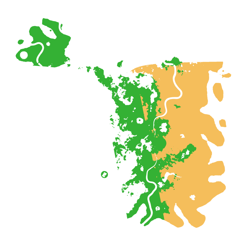 Biome Rust Map: Procedural Map, Size: 5500, Seed: 86666891