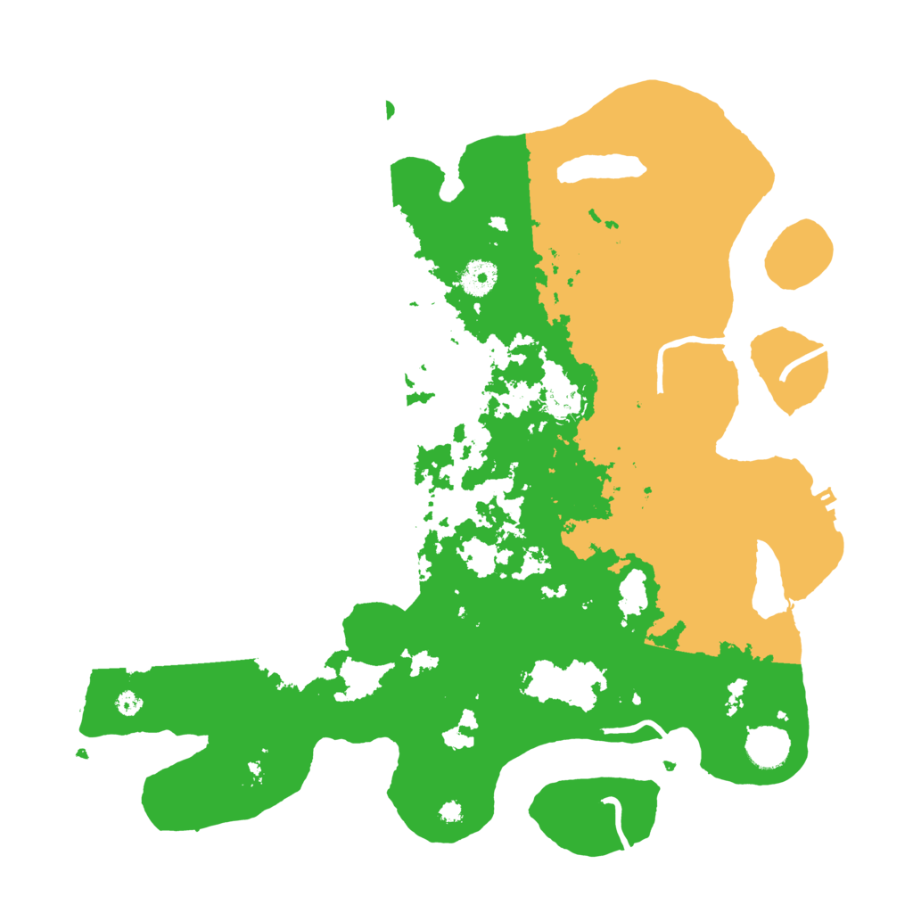 Biome Rust Map: Procedural Map, Size: 3800, Seed: 10072021
