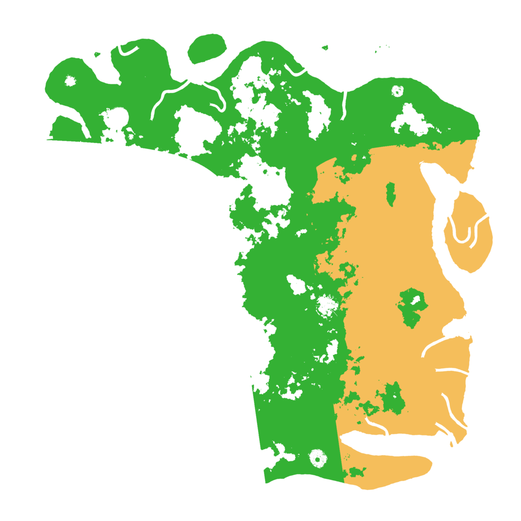 Biome Rust Map: Procedural Map, Size: 4500, Seed: 91539