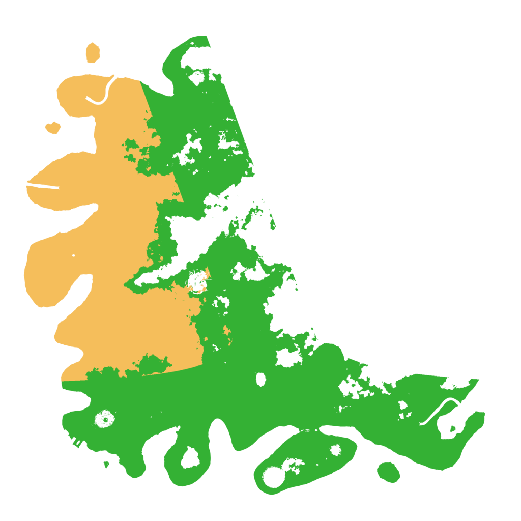 Biome Rust Map: Procedural Map, Size: 4300, Seed: 1489761270