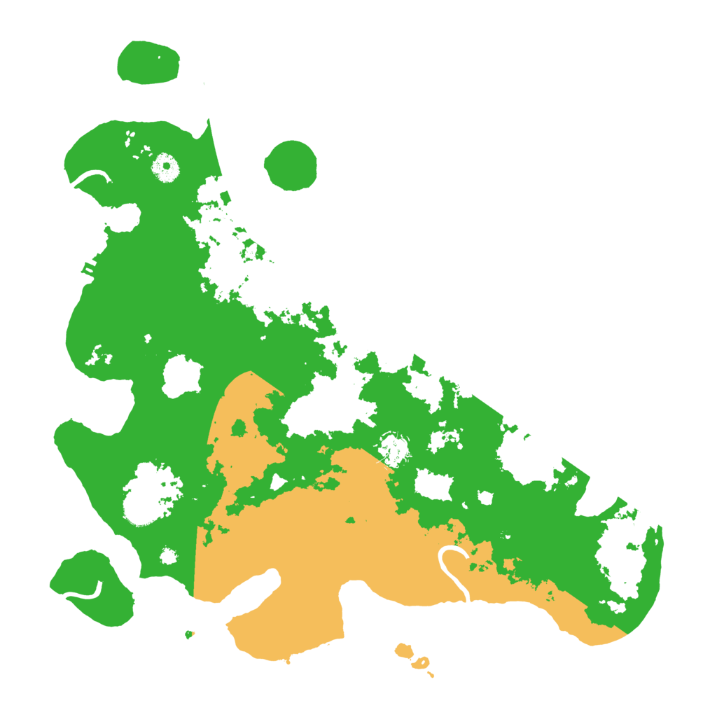 Biome Rust Map: Procedural Map, Size: 3900, Seed: 33605