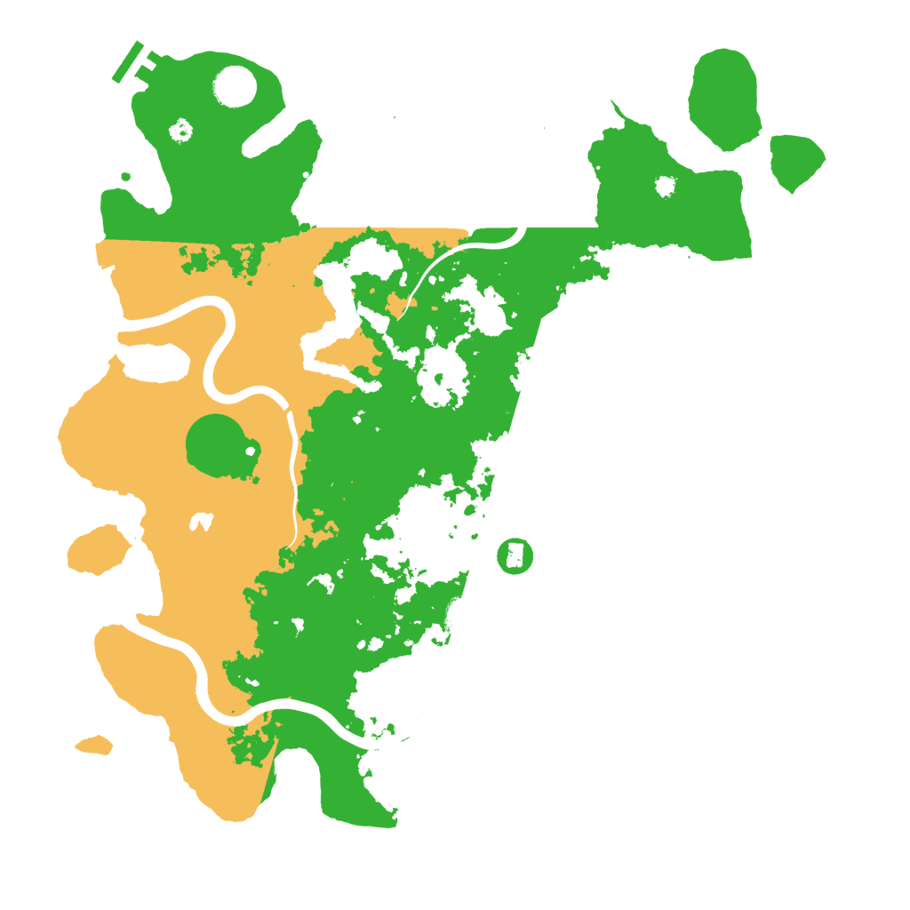 Biome Rust Map: Procedural Map, Size: 4000, Seed: 184428082