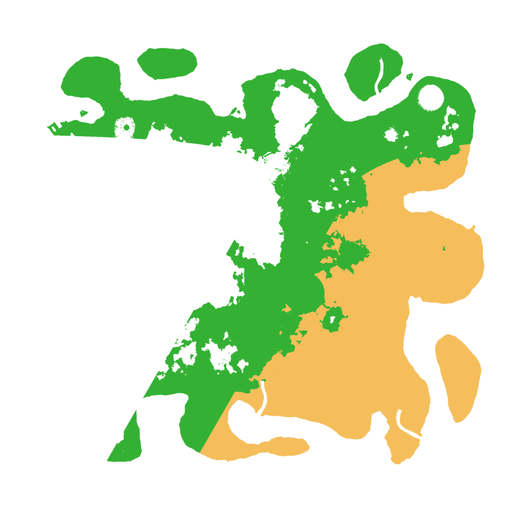 Biome Rust Map: Procedural Map, Size: 3500, Seed: 640480