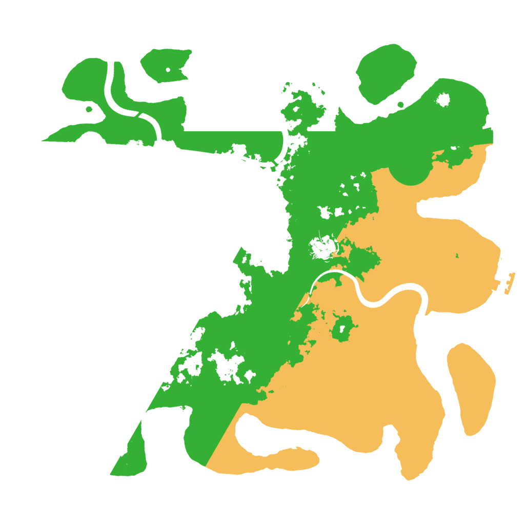 Biome Rust Map: Procedural Map, Size: 3500, Seed: 640480