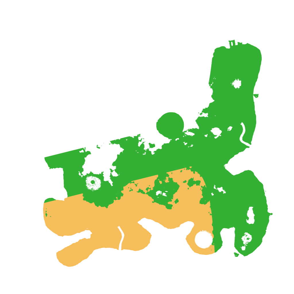 Biome Rust Map: Procedural Map, Size: 3000, Seed: 54223