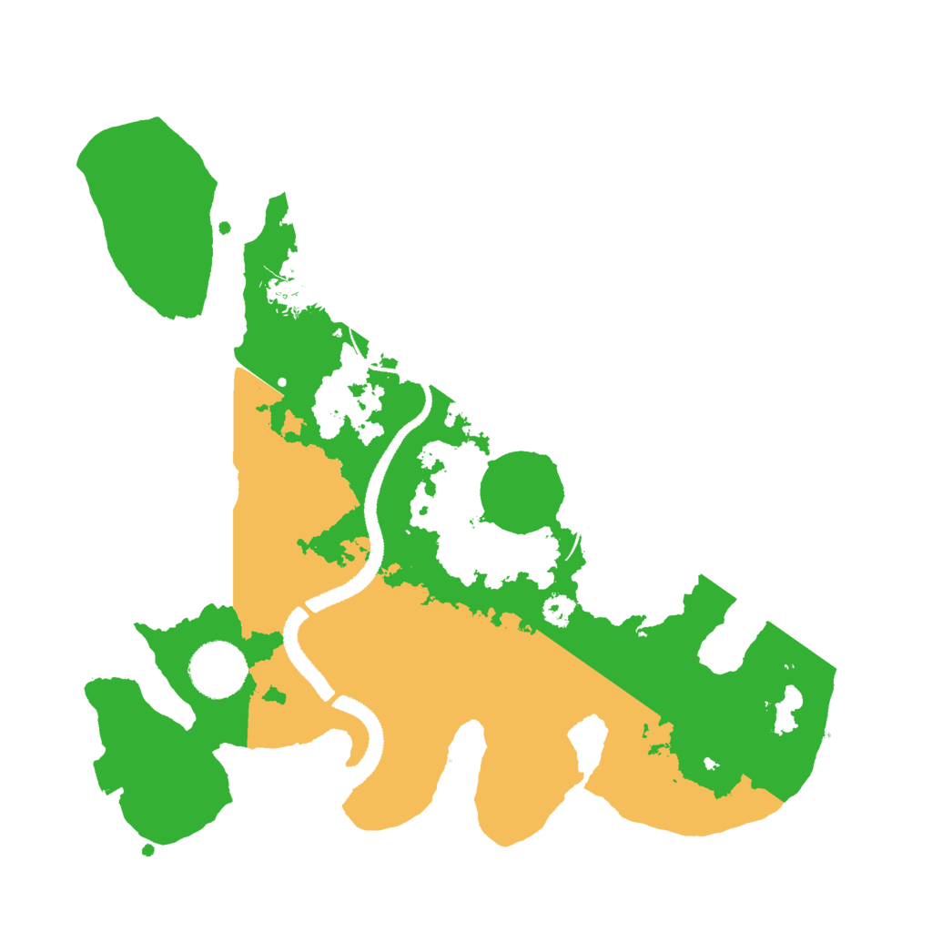 Biome Rust Map: Procedural Map, Size: 3000, Seed: 453416462