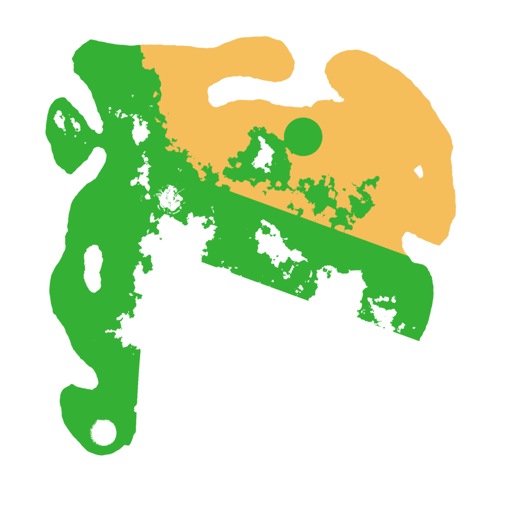 Biome Rust Map: Barren, Size: 3500, Seed: 921538044