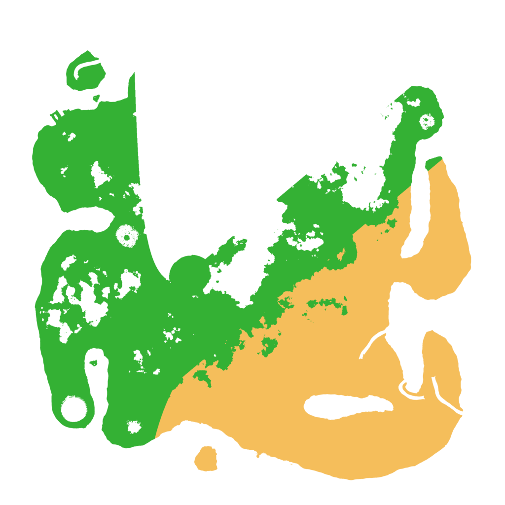 Biome Rust Map: Procedural Map, Size: 3500, Seed: 1281983