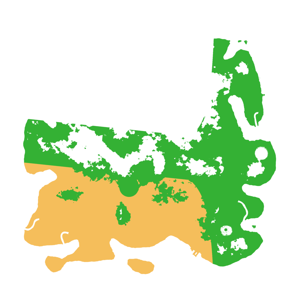 Biome Rust Map: Procedural Map, Size: 4000, Seed: 564