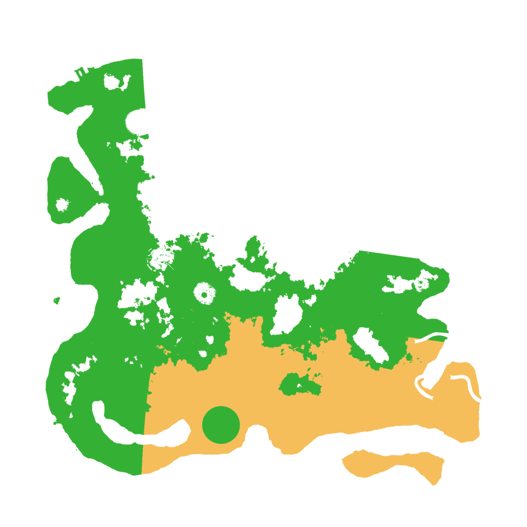 Biome Rust Map: Procedural Map, Size: 3700, Seed: 675238