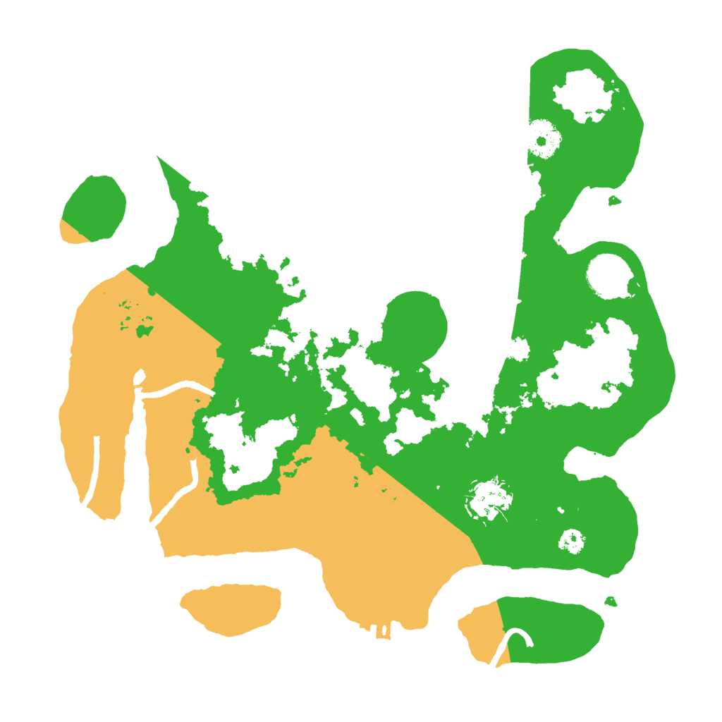 Biome Rust Map: Procedural Map, Size: 3000, Seed: 19941116