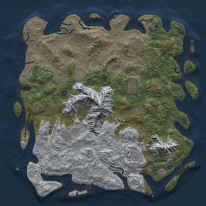 Thumbnail Rust Map: Procedural Map, Size: 5000, Seed: 19821013, 20 Monuments