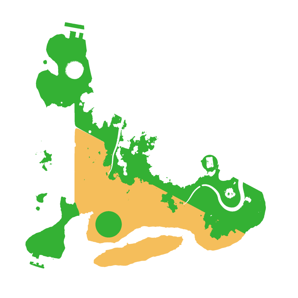 Biome Rust Map: Procedural Map, Size: 3000, Seed: 1358058346