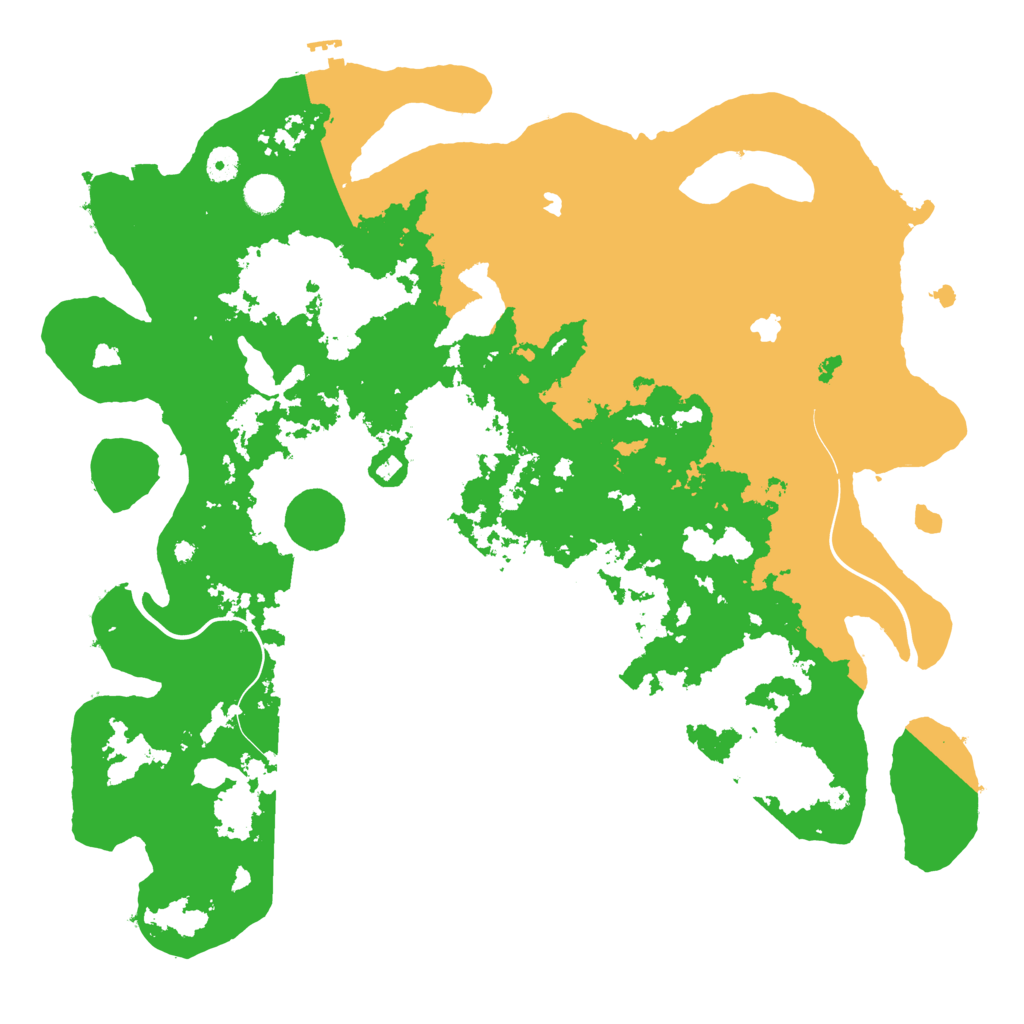 Biome Rust Map: Procedural Map, Size: 4500, Seed: 957479979