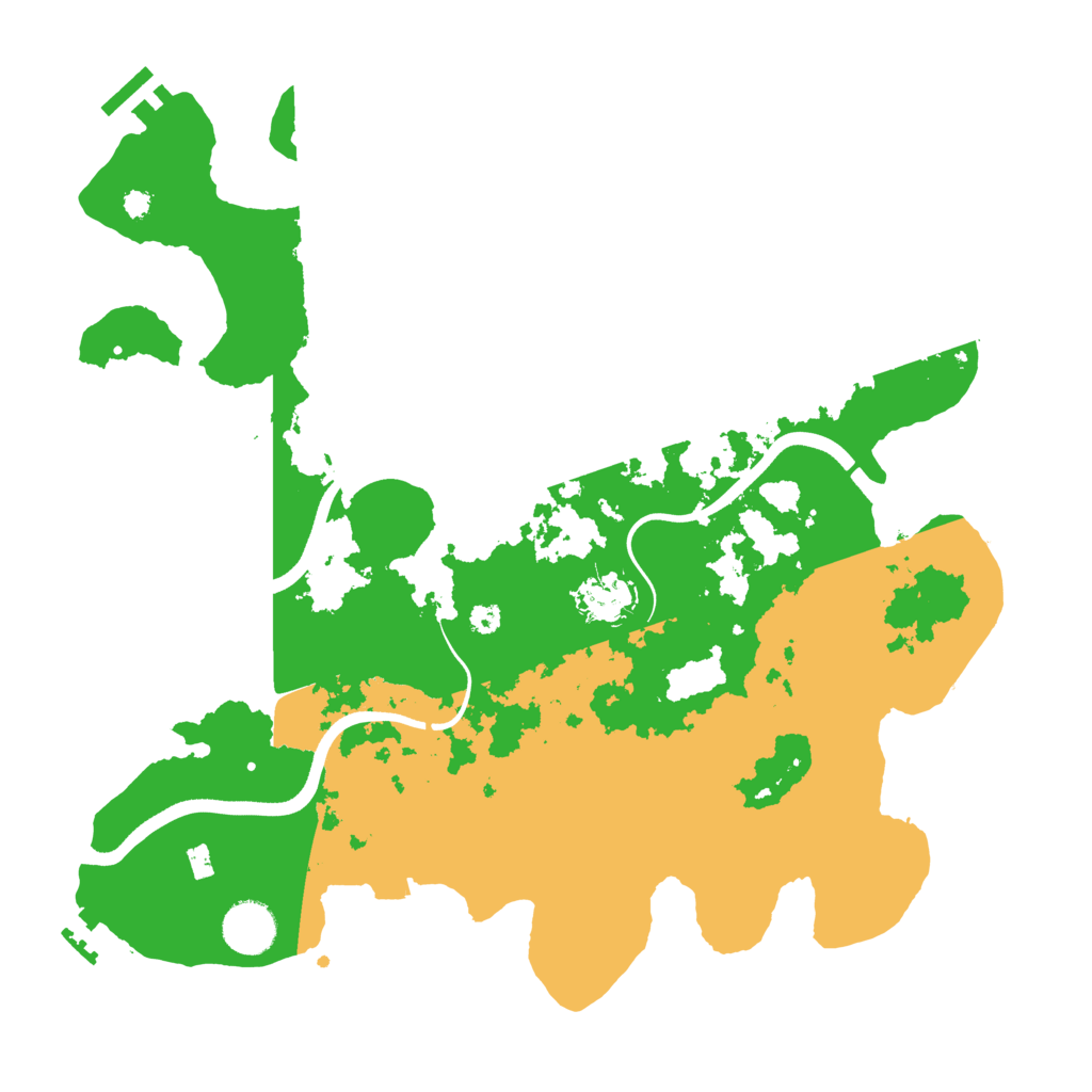 Biome Rust Map: Procedural Map, Size: 3600, Seed: 250