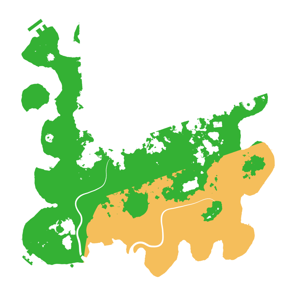 Biome Rust Map: Procedural Map, Size: 3600, Seed: 250