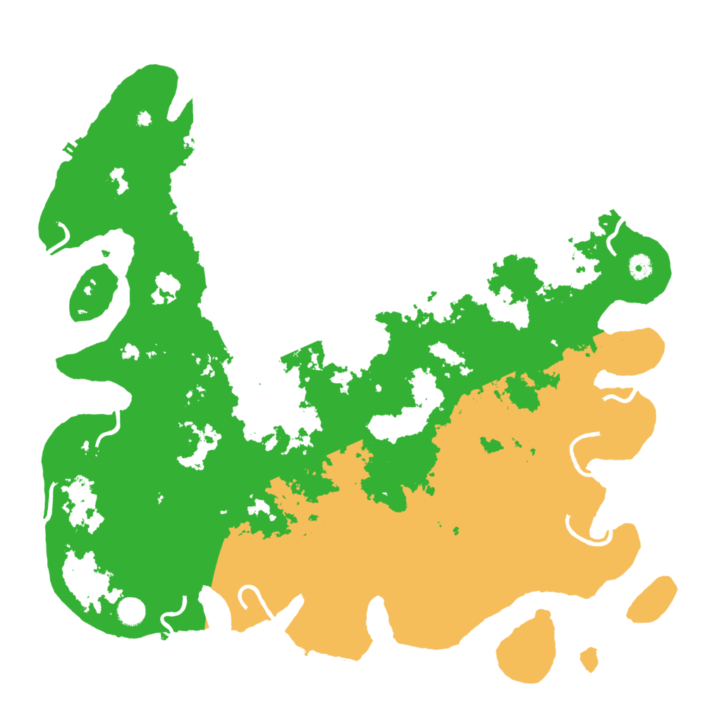 Biome Rust Map: Procedural Map, Size: 4500, Seed: 6974