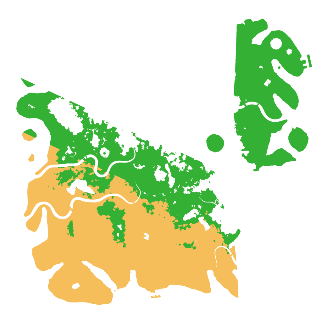 Biome Rust Map: Procedural Map, Size: 5000, Seed: 7102021