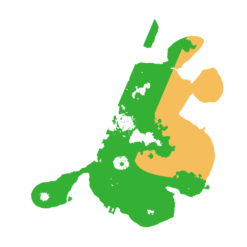 Biome Rust Map: Procedural Map, Size: 2500, Seed: 1001310