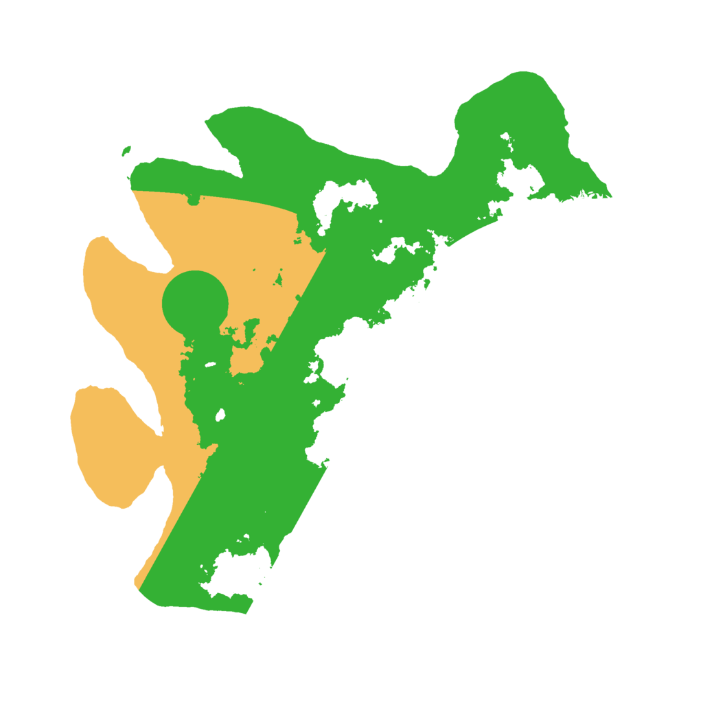Biome Rust Map: Barren, Size: 2800, Seed: 712372
