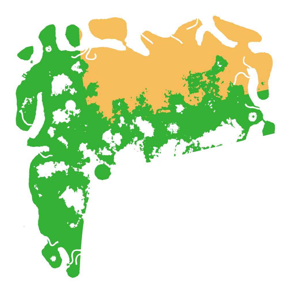 Biome Rust Map: Procedural Map, Size: 5000, Seed: 2441