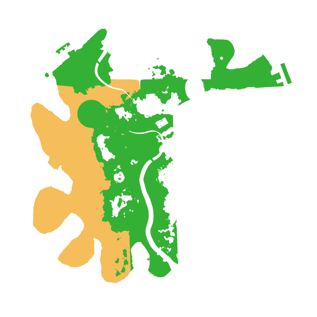 Biome Rust Map: Procedural Map, Size: 3000, Seed: 938497486