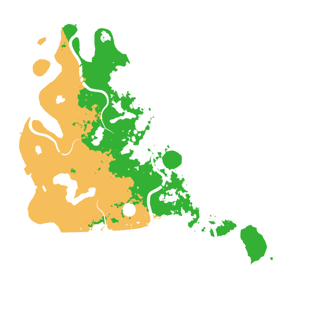 Biome Rust Map: Procedural Map, Size: 4500, Seed: 88578996