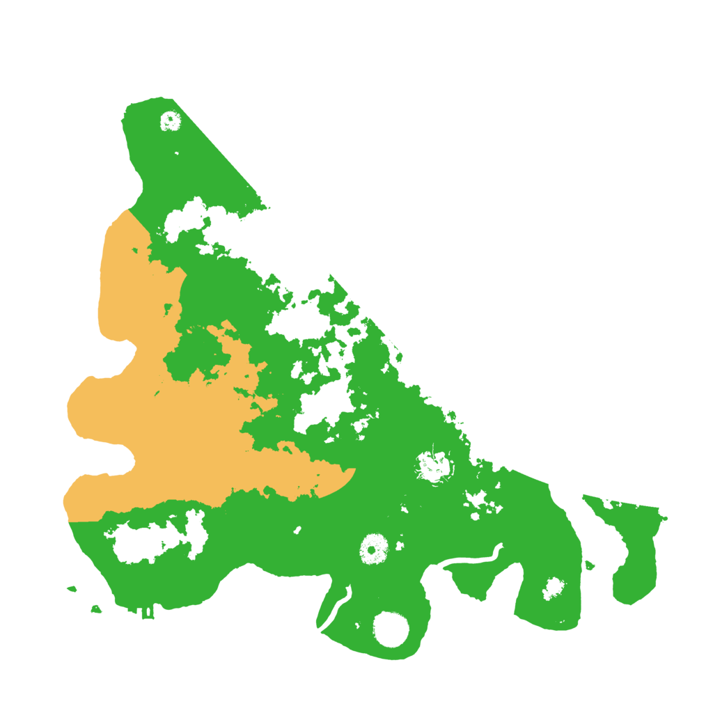 Biome Rust Map: Procedural Map, Size: 3600, Seed: 280196632