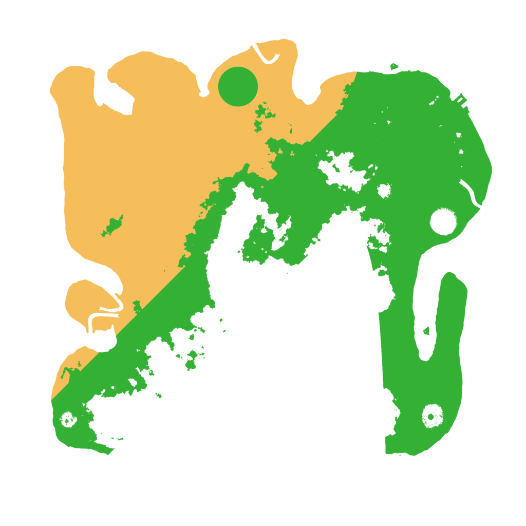 Biome Rust Map: Procedural Map, Size: 3500, Seed: 144323210