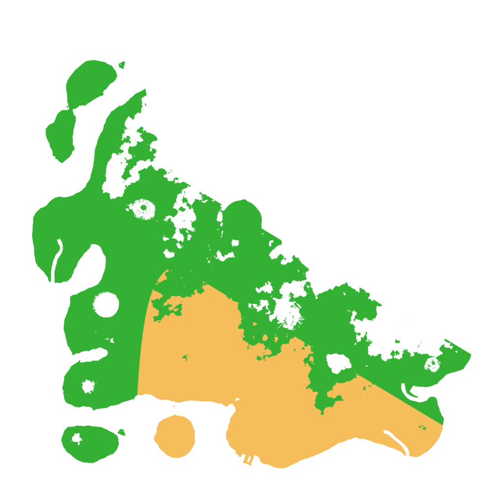 Biome Rust Map: Procedural Map, Size: 3500, Seed: 4860249