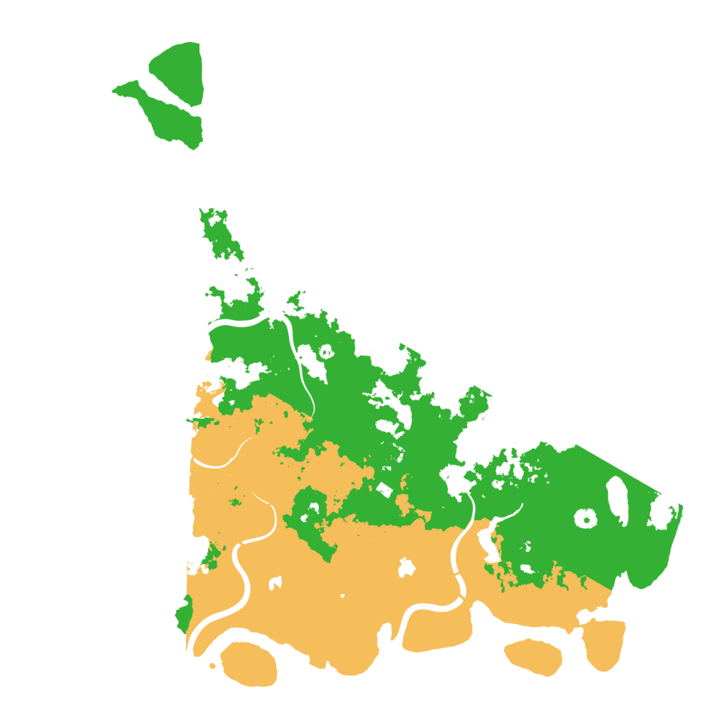 Biome Rust Map: Procedural Map, Size: 5000, Seed: 12490664