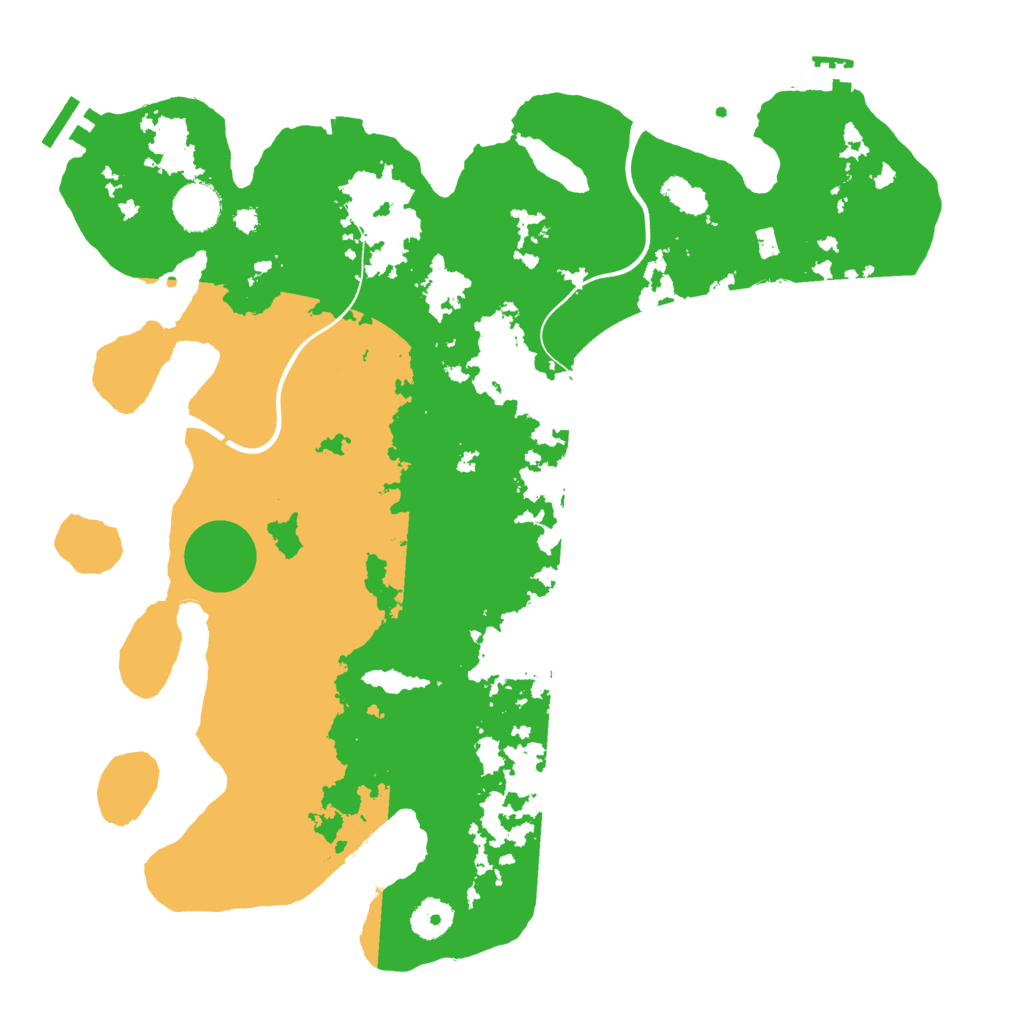 Biome Rust Map: Procedural Map, Size: 3750, Seed: 13450577