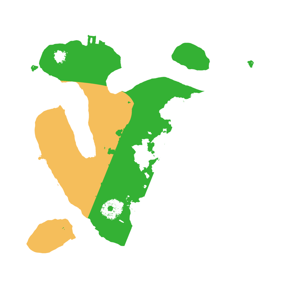 Biome Rust Map: Procedural Map, Size: 2200, Seed: 53280721