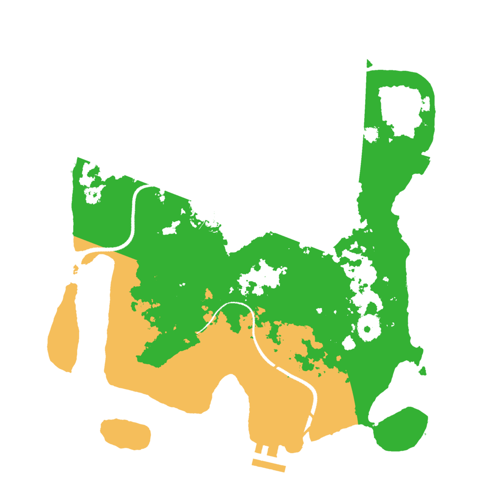 Biome Rust Map: Procedural Map, Size: 3000, Seed: 6573