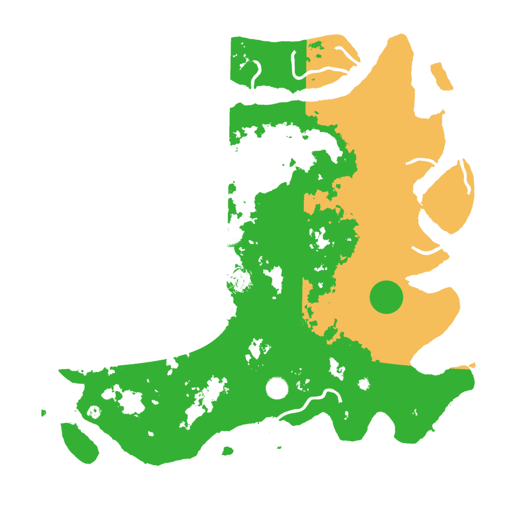 Biome Rust Map: Procedural Map, Size: 4000, Seed: 43566