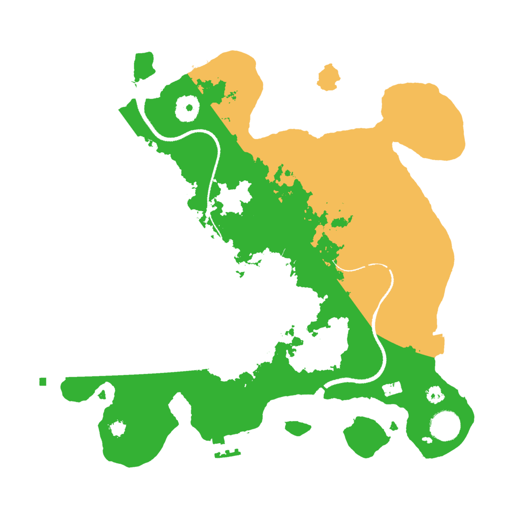 Biome Rust Map: Procedural Map, Size: 3000, Seed: 17373