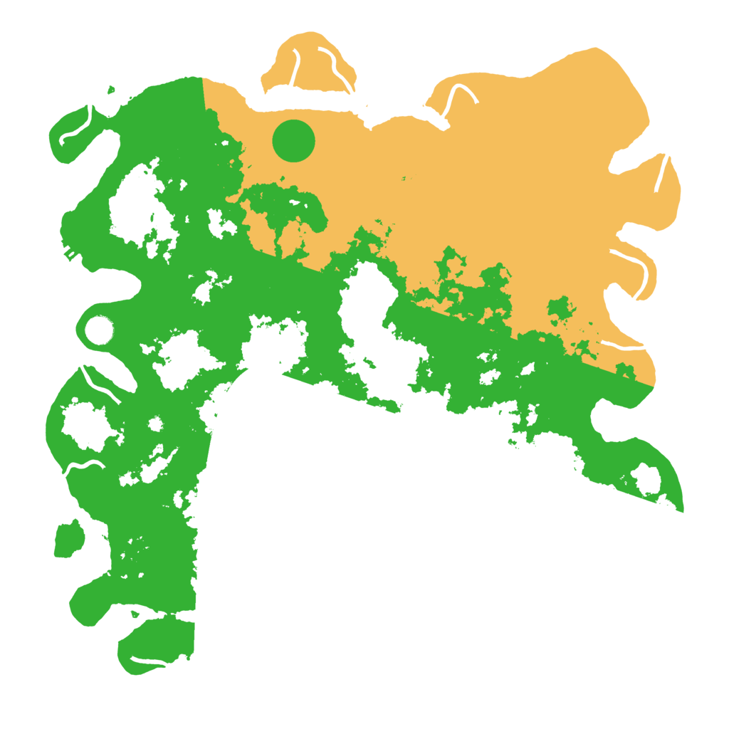 Biome Rust Map: Procedural Map, Size: 4500, Seed: 1077112294