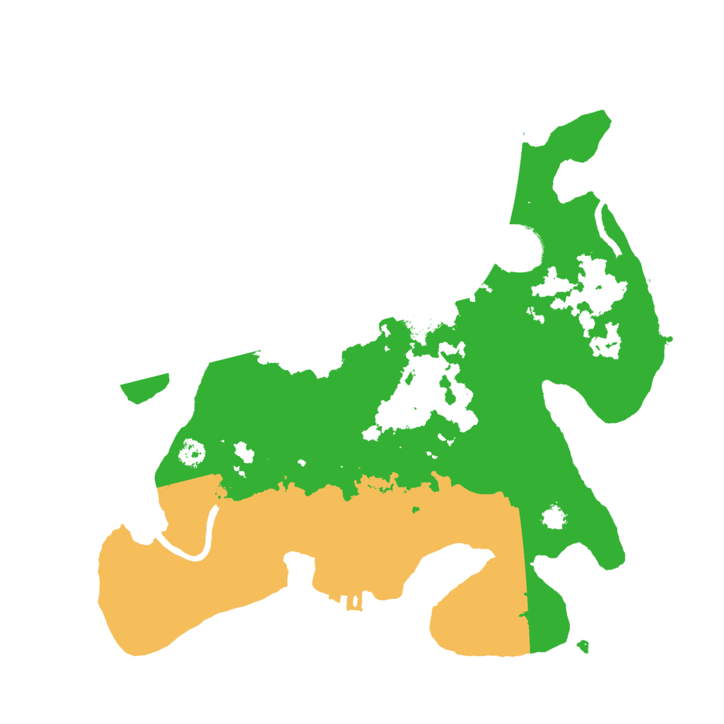 Biome Rust Map: Procedural Map, Size: 2800, Seed: 470953943