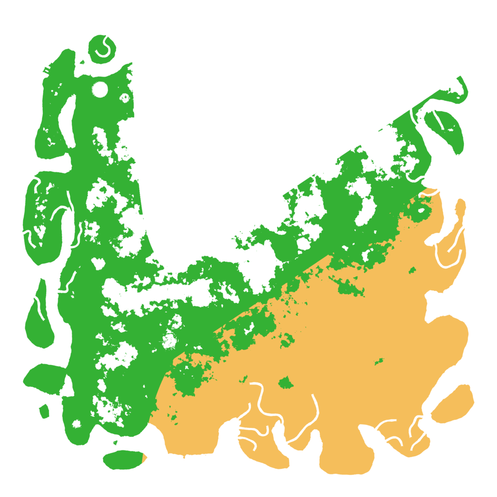 Biome Rust Map: Procedural Map, Size: 5500, Seed: 101095